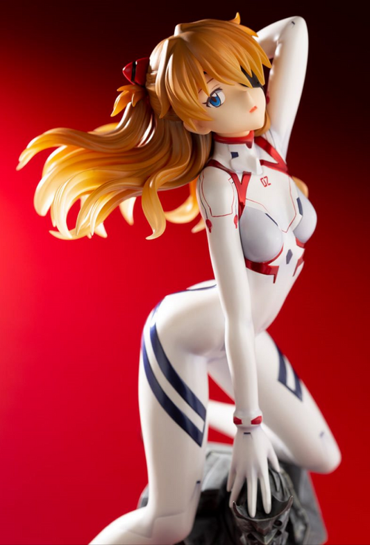 Evangelion: 3.0+1.0 Thrice Upon a Time Asuka Langley Shikinami White Pluguit Ver. 1:6 Scale Statue