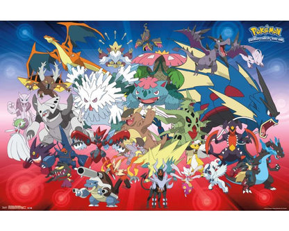 Pokemon Mega Evolutions Poster