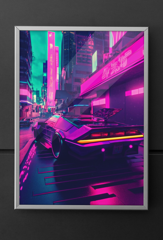 Neon Jungle Poster (12"x16")