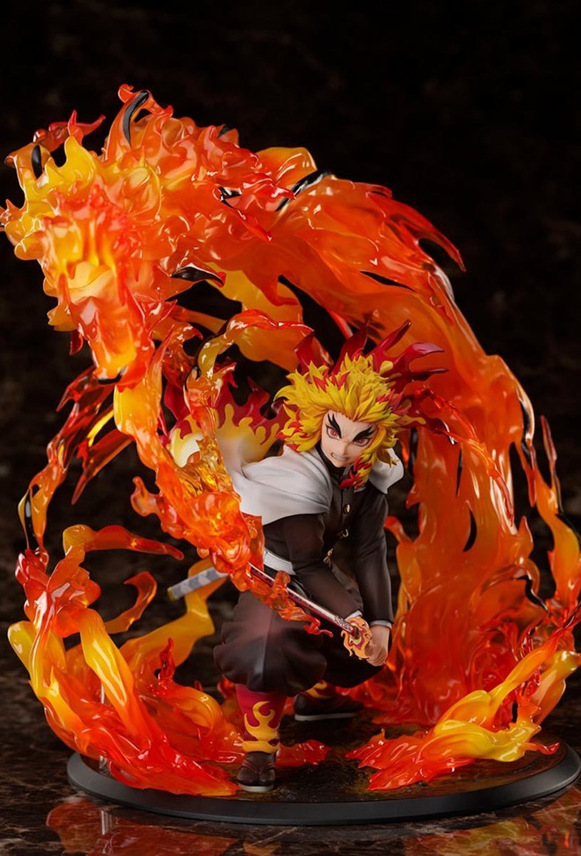 Demon Slayer: Kimetsu no Yaiba Kyojuro Rengoku Flame Breathing Esoteric Art Ninth Form: Rengoku 1:8 Scale Figure