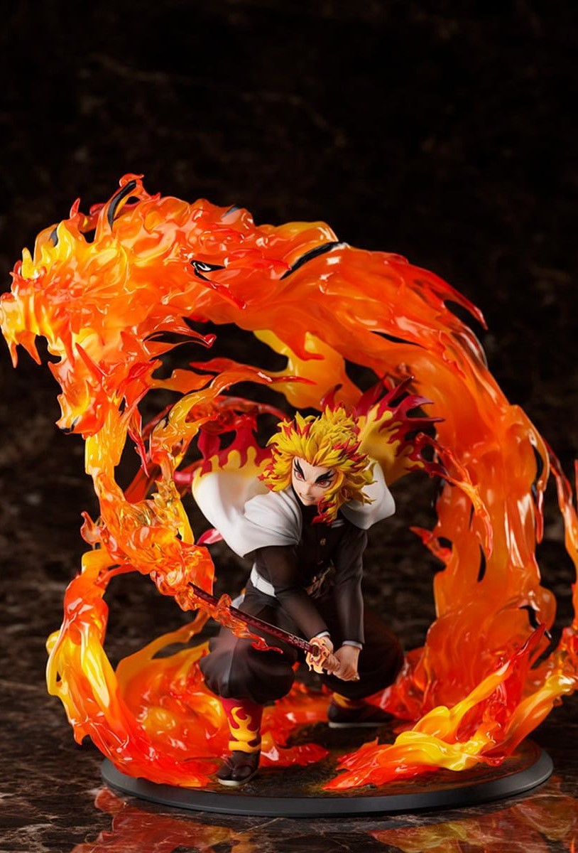 Demon Slayer: Kimetsu no Yaiba Kyojuro Rengoku Flame Breathing Esoteric Art Ninth Form: Rengoku 1:8 Scale Figure