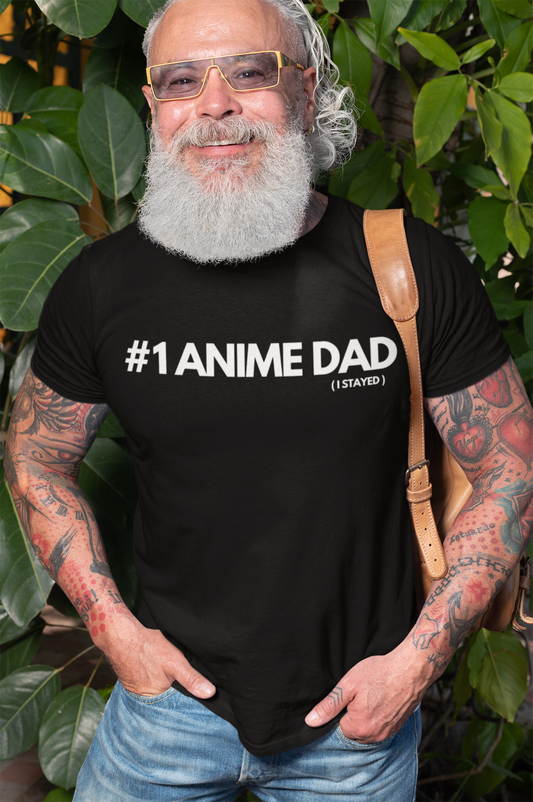#1 Anime Dad T-Shirt (Black)